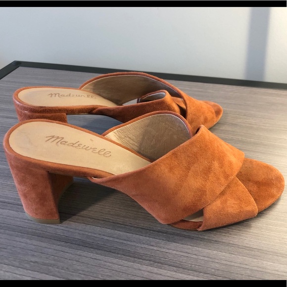 Madewell Greer Mule Sandal in Warm Nutmeg size 7 - Picture 2 of 7